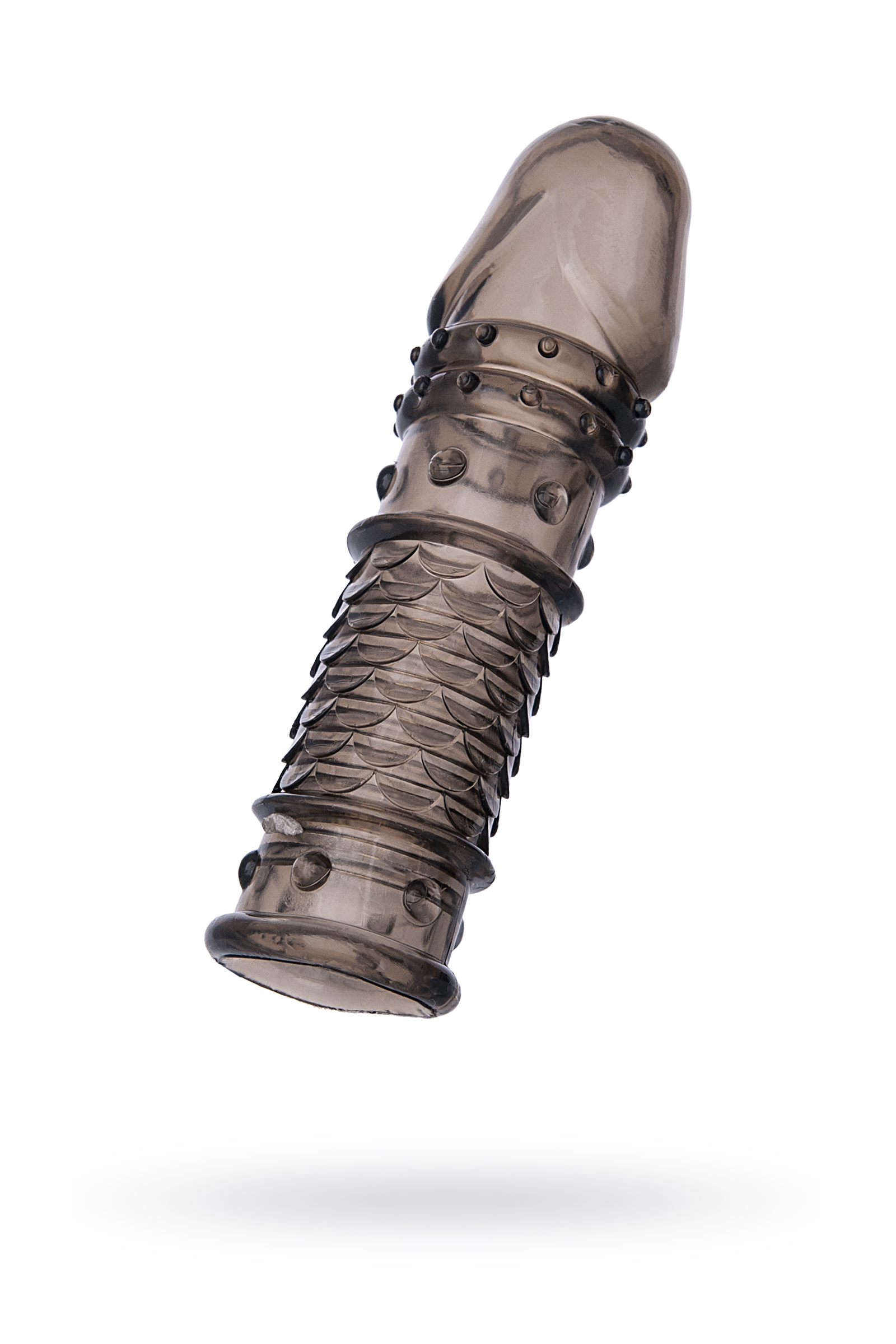 Насадка на пенис TOYFA XLover, Черная, 13,5 см, Ø 3,8