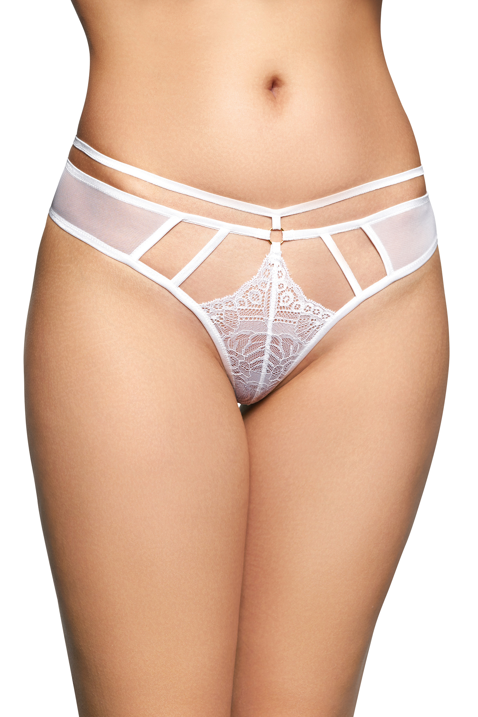 Стринги SoftLine Collection G-String 2490, белые, S/M