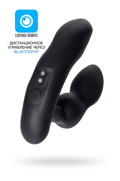 Стимулятор простаты Lovense Edge 2, силикон, черный, 9,1 см