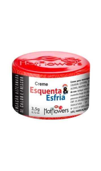 Крем Esquenta&Esfria с охлаждающе-разогревающим эффектом для наружного применения.