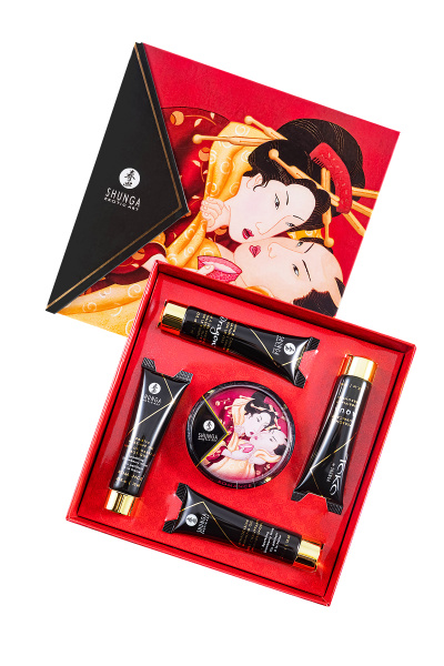 Набор Shunga Geisha' Secret, клубника и шампанское