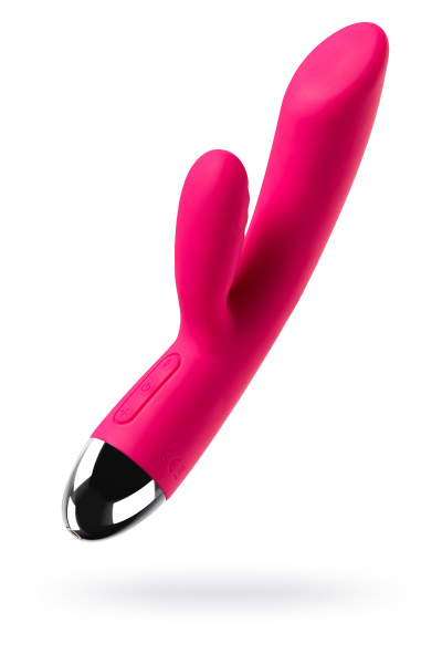 Вибратор Svakom TRYSTA с подвижным шариком для стимуляции точки G, розовый, 18,6 см