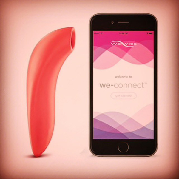 Вакуумно-волновой стимулятор WE-VIBE Melt, коралловый,силикон,12,6 см.