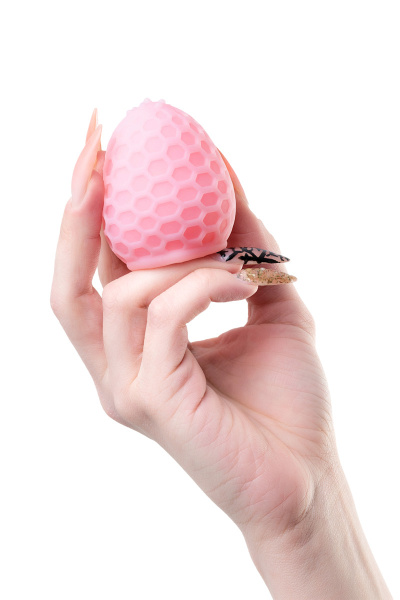 Яйцо TOYFA A-Toys Pufl, розовый, 6 см d 2,7