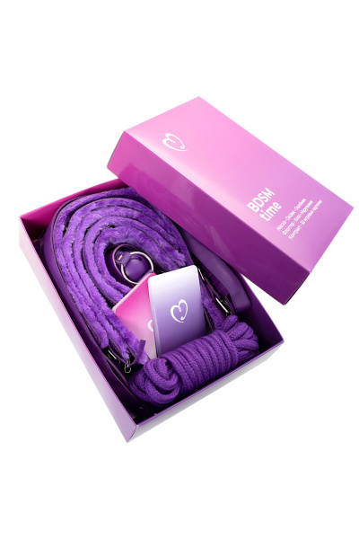 Набор для ролевых игр в стиле БДСМ Eromantica «Time», два комплекта карт и контракт