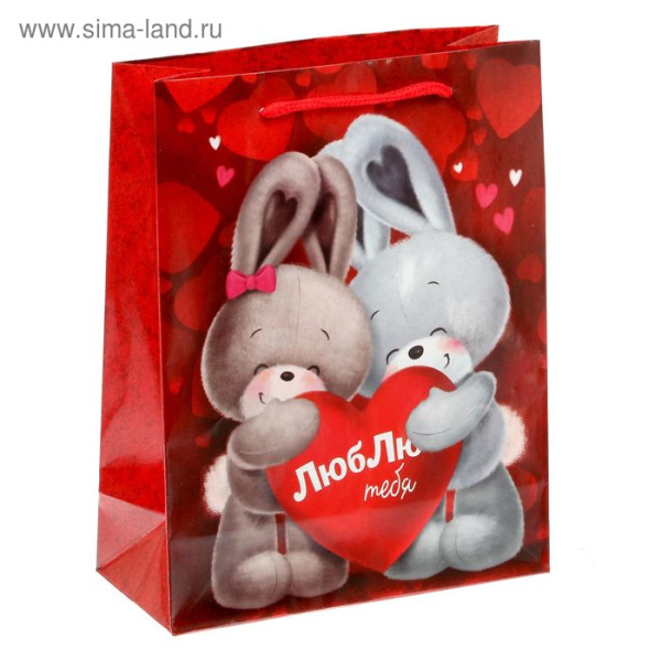 Пакет "Влюбленные зайки" 18*23