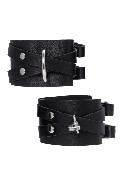 Оковы Pecado BDSM, с двумя перекрёстными ремешками, сцепка-оригинальный карабин