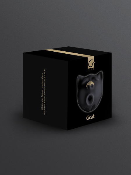 Вакуумный стимулятор клитора Gvibe Gcat, 7.5х8.2 см