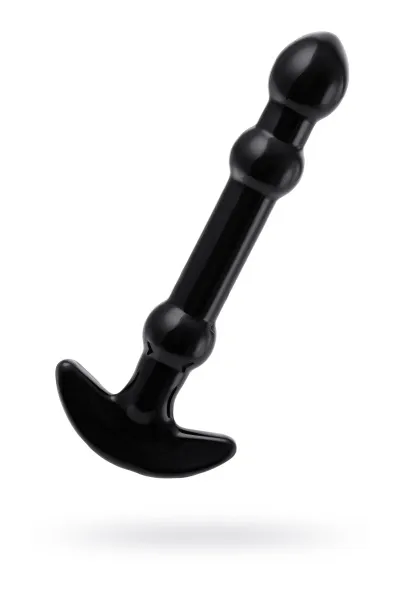 Фаллоимитатор Sexus Glass,стекло, черный, 19 см