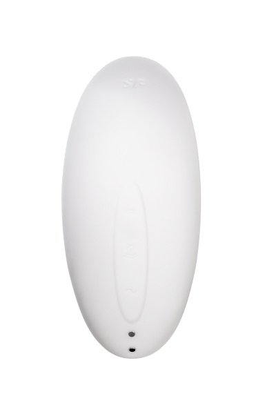 Вакуум-волновой бесконтактный стимулятор клитора Satisfyer Vulva Lover 2, силикон, белый