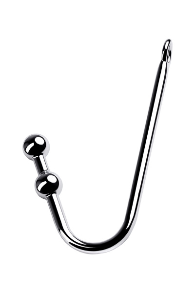 Крюк анальный с двумя шарами, TOYFA Metal,