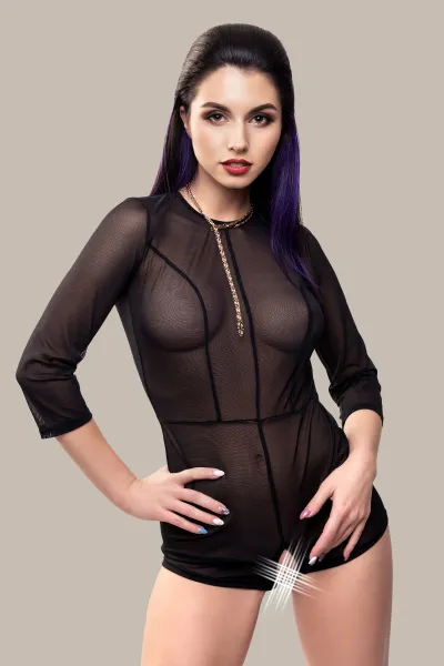 Комбинезон эротический Waname Preciosity с рукавами ¾ (42-44)