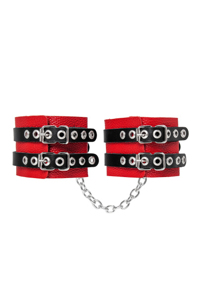 Оковы Pecado BDSM с двумя ремешками с люверсами,мягкие