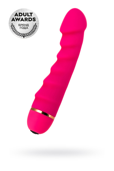 Вибратор TOYFA A-Toys, силикон,  розовый, 16 см, Ø 3,3 см