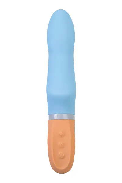 Вибратор Flovetta BLUEBELL, силикон, голубой, 18,5 см