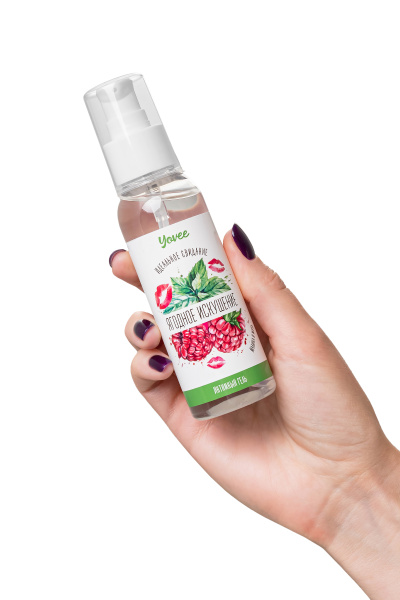 Съедобная гель-смазка Yovee «Ягодное искушение» со вкусом малины и мяты, 100 мл