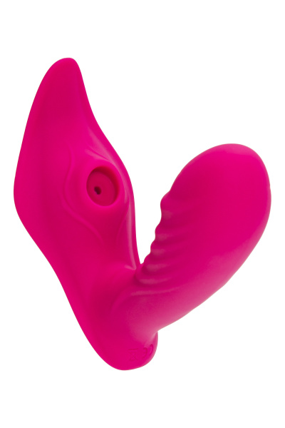 Стимулятор точки G с вакуум-волновой стимуляцией JOS Shani, силикон, розовый, 12 см